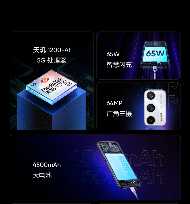 Realme真我 GT Neo2T 5G智能手机 12GB+256GB 1649元包邮,移动用户还送100元话费 值值值-买手聚集的地方