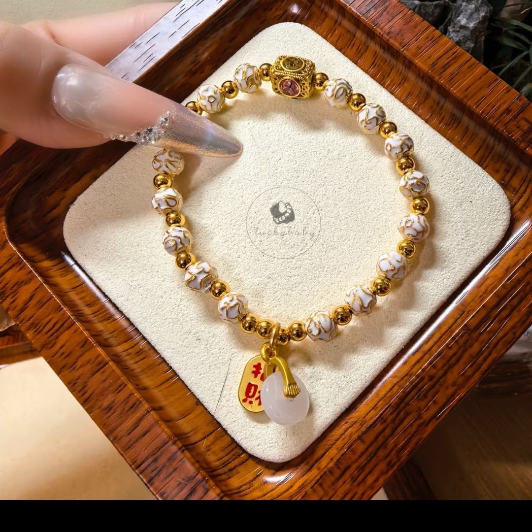 Beijing Beaded Bracelet Chinese Style Glass Gift | eBay